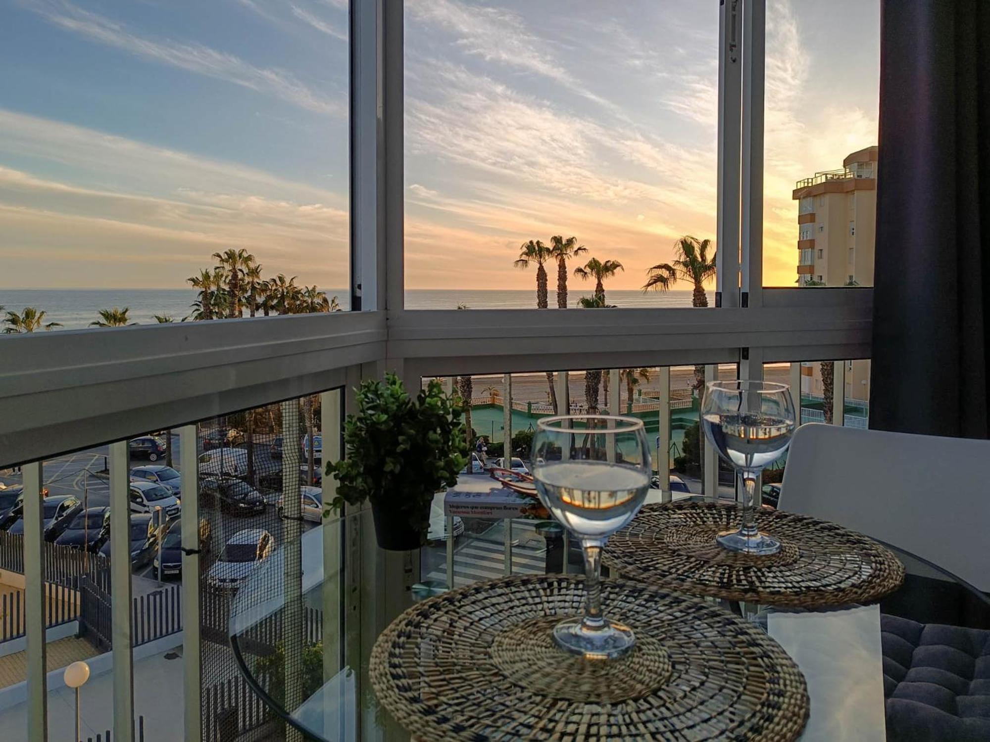 Апартаменты Ruselo 308. Loft En Paseo Maritimo De Torrox Costa Экстерьер фото