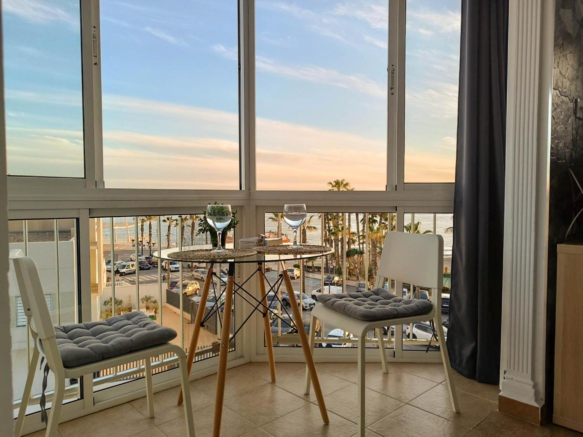 Апартаменты Ruselo 308. Loft En Paseo Maritimo De Torrox Costa Экстерьер фото